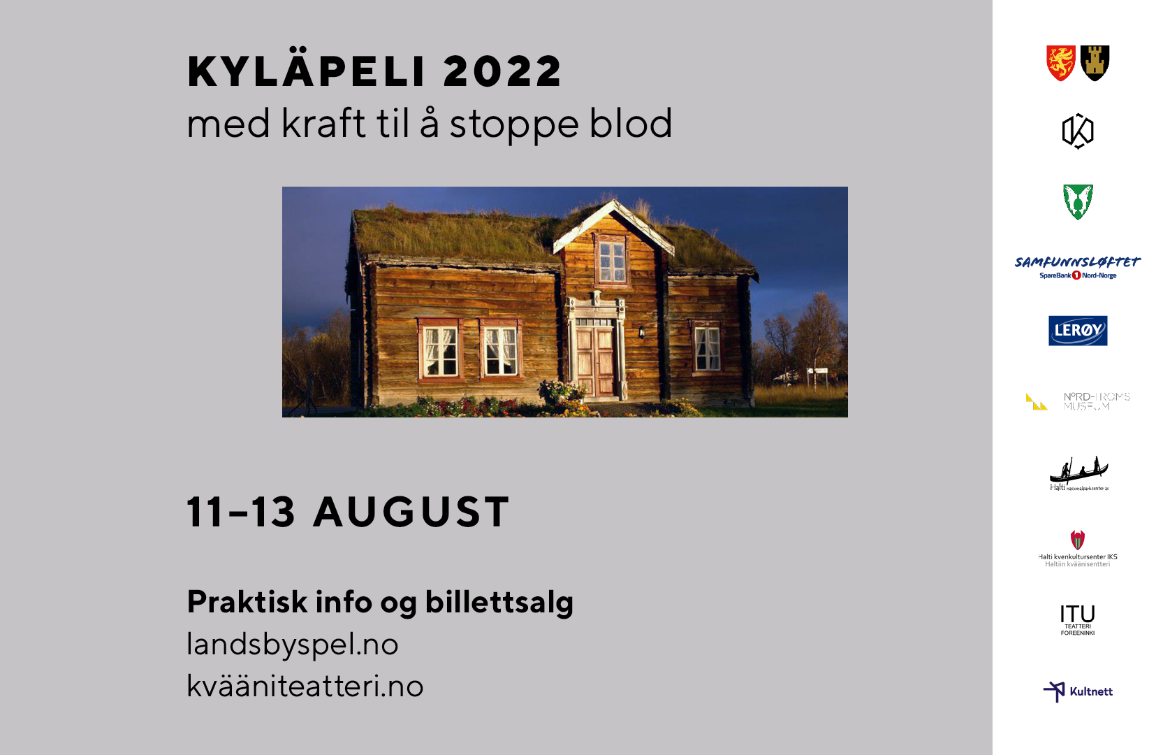 logoplakat for det kvenske spelet